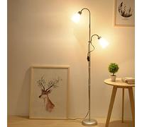 Bright Floor Lamp for Bedrooms Mother and Child Task bright floor lamp, Indoor Lighting Standing Indoor Standard Reading Study Room with Double B