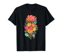 Bright Floral Bouquet Nature Art for Women Spring T-Shirt