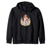 Bright Floral Star Inspired Mom Artwork 2026 Zip Hoodie