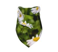 Bright Flower Lovely Daisy,Bib Scarf Triangle Hood Adjustable Pet Scarf Washable Hood Suitable for Small, Medium and Large Dogs and Cats