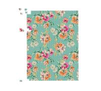 Bright Flower Sketch Jigsaw Puzzle Warren Reed - Designer Green 500 Piece