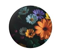 Bright Flowers Button Pins 20 Pcs, 2.4 Inch Round Button Badges Metal Personalized Picture Photo Pin Buttons Kit For Craft Supplies Christmas Diy Party Projects