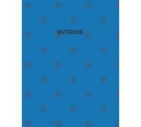 Bright French Blue Polka Dots Composition Notebook, For Students Of All Ages, Narrow Ruled: Lined Student Exercise Book, Ruled Writing Journal With 100 Pages, 8,5x11 Inches, A4 (Fun Notebooks)
