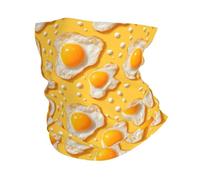 Bright Fried Egg Premium Half Face Scarf Anitdust Face Shield Hair Band For Climbing Tennis Outdoor