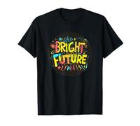 Bright Future Emblem for a Happy Look T-Shirt