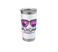 Bright Future Loading Retro Futuristic Vision Stainless Steel Insulated Tumbler