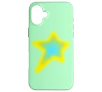 BRIGHT GREEN STAR AURA Case for iPhone 16 Plus