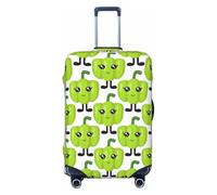 bright green sweet peppers eyes Travel Luggage Covers - Elasticity Suitcase Covers Protector for Luggage 18-32 Inch
