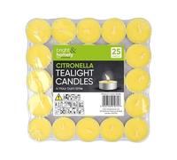 BRIGHT & HOMELY CITRONELLA TEALIGHT CANDLES 25PK
