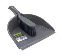 Bright & Homely Dustpan & Brush Set Silver