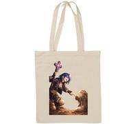 Bright Hope in Dark Times Natural Cotton Tote Bag White