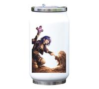 Bright Hope in Dark Times Vacuum Insulated Thermal Beverage Can Bottle White