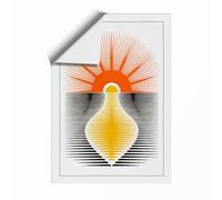 Bright Idea Modern Unframed Wall Art Print A3 (42×29.7cm), Wall Decor for Living Room, Bedroom, Office & Home, Art Gift