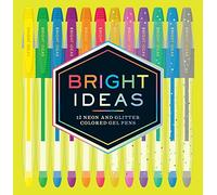 Bright Ideas: 12 Neon and Glitter Colored Gel Pens