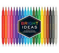 Bright Ideas: 20 Double-Ended Colored Brush Pens