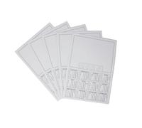 Bright Ideas 2025 Calendar A4 Blanks for Kids to Colour and Decorate for School Crafts. Ideal for the Classroom A4 Calendar Showing 12 Months - Pack of 50 Calendar Blanks 200gsm
