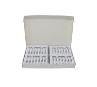 Bright Ideas 2026 Pack of 50 Calendar Tabs Insert for School Crafts. Ideal for the Classroom. Calendar Tear Off - Each Page 1 Month