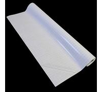 Bright Ideas Book Covering Film 500mm x 10m Roll, Clear Water Based Self Adhesive with Cutting Grid. Clear Book Cover Protector Film Roll. BI9014.