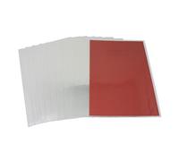 Bright Ideas Clear PVC Book Covers A4+ 490mm x 350mm (Flat), 250 Micron, PK10 Covers. Thick and Extra Strong. Easy to Clean and Wipeable Made to Protect School Exercise Books. BI9003