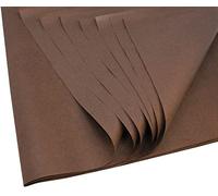 Bright Ideas Coloured Tissue 48 Sheets, Gift Wrapping Paper for Christmas, Birthday Party and Arts & Crafts, Brown, 50cm x 76cm