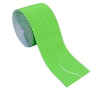 Bright Ideas Corrugated Border Roll for School Displays, Apple Green, 57mm x 7.5m (15m When Split), BI7897