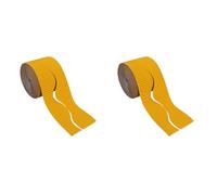 Bright Ideas Corrugated Border Roll for School Displays, Gold, 10cm x 7.5m, BI7892 (Pack of 2)