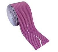Bright Ideas Corrugated Border Roll for School Displays, Violet, 10cm x 7.5m. BI7896.