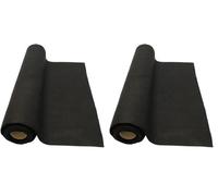 Bright Ideas Felt Roll - Black. Sheet Size: 45cm x 2.5m, 1.4mm Soft Thick Wool and Synthetic Felt Supplied on The Roll. Ideal for Craftwork Sewing, Patchwork and Arts & Crafts. BI8085. (Pack of 2)