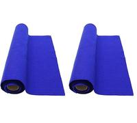 Bright Ideas Felt Roll - Blue. Sheet Size: 45cm x 2.5m, 1.4mm Soft Thick Wool and Synthetic Felt Supplied on The Roll. Ideal for Craftwork Sewing, Patchwork and Arts & Crafts. BI8081. (Pack of 2)
