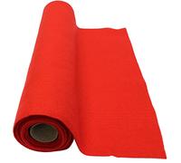 Bright Ideas Felt Roll - Red. Sheet Size: 45cm x 2.5m, 1.4mm Soft Polyester Felt Roll. Ideal for Craftwork, Sewing, Patchwork and Arts & Crafts. BI8084.