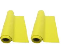 Bright Ideas Felt Roll - Yellow. Sheet Size: 45cm x 2.5m, 1.4mm Soft Thick Wool and Synthetic Felt Supplied on The Roll. Ideal for Craftwork Sewing, Patchwork and Arts & Crafts. BI8080. (Pack of 2)
