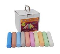 Bright Ideas Giant Playground Chalk - Washable Sidewalk & Pavement Chalk, 20 Assorted Colours. BI7980