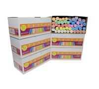 Bright Ideas Giant Colourful Playground Chalk, Assorted, 312 chalks, 10cm, BI8014x6