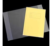 Bright Ideas Matte PP Book Covers A4, 429mm x 303mm (Flat), 90 Micron, PK50 Covers. Easy to Clean and Wipeable Made to Protect School Exercise Books. BI9010