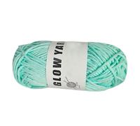 Bright Knitting Yarn - Polyester Thread That Gets In The Dark, 76 Yard Embroidery Fiber, Craft Sewing Roll, Light-Absorbing Cord | Q Design Yarn