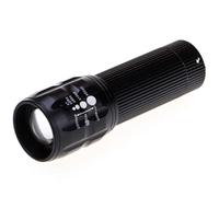 Bright LED Flashlight - Metal Electric Flashlight, Portable Signal Beam, Night | Heavy Duty Reflector Technical Lighting Exploration Safety Tools