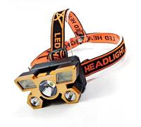 Bright LED Headlight -head Lighting Lamp USB Rechargeable Head-mounted Flashlight Waterproof Portable Torch with Weak Strobe Brightness Gear Long Endurance for Fishing Night Huntin