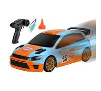 Bright LED RC Racer - Drifting Car Model, Remote Vehicle with Four Wheel Power, Kids Toy with Flashing Lights, Racing Machine Sturdy Design, Electric Drift Automobile for Playground Fun