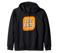 Bright Life Hacks Costume for Adults and Kids Zip Hoodie