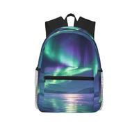 Bright Light Print Backpack for Men and Women, Multi-Purpose Rucksack