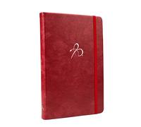 Bright Line Eating Line Journal Notebook, Vegan Leather Journal w/Lay-Flat Binding, Berry Notebook Journal for Women & Men, Writing Journal, Food Journal, Travel Journal, Fitness Journal w/Stickers