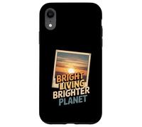 Bright Living Brighter Planet Sustainable Future Case for iPhone XR