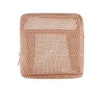 Bright Meshes Organizers Pouches for Cosmetics Sanitary Items Compact Portable Travel Storage Meshes Ventilated Cosmetic Storage