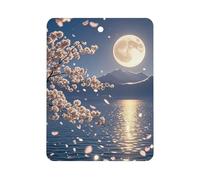 Bright Moon Hangs High Car Air Freshener Hanging, Long Lasting Scented Car Aromatherapy Tablets, Square Fragrance Scented Cards for Vehicles, Bedroom, Wardrobe White-style