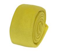 bright mustard sunshine yellow wool slim tie