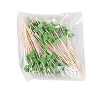 Bright Once-Only Use Decorative Skewers Camping Utensils for Fruit Platters Cocktails Garnishes Event Catering Disposable Party Accessories