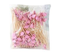 Bright Once-Only Use Decorative Skewers Camping Utensils for Fruit Platters Cocktails Garnishes Event Catering Disposable Party Accessories