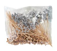 Bright Once-Only Use Decorative Skewers Camping Utensils for Fruit Platters Cocktails Garnishes Event Catering Disposable Party Accessories