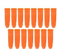 Bright Orange Emergency Whistle 15PCS PP Plastic Safety Whistle for Sports, Life Jackets, Dog Training