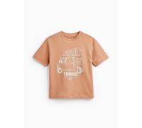 Bright Orange Ice Cream Van Printed T-Shirt 6-7 years